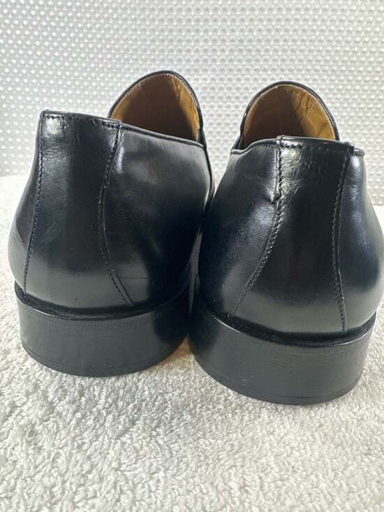 Caporicci Black Leather Penny Loafers  Made in Italy main image 8